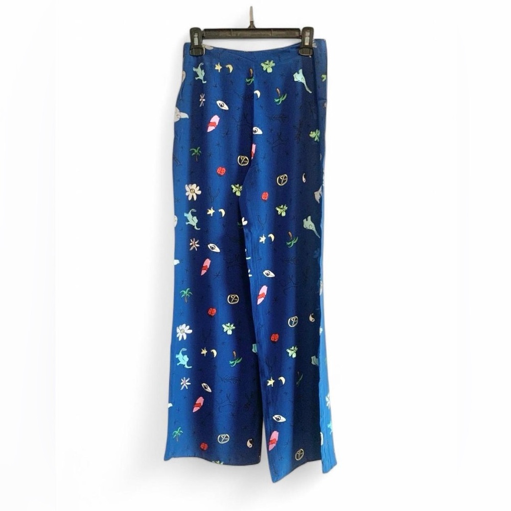 STAUD Bonita Pant in Good Vibes Twilight